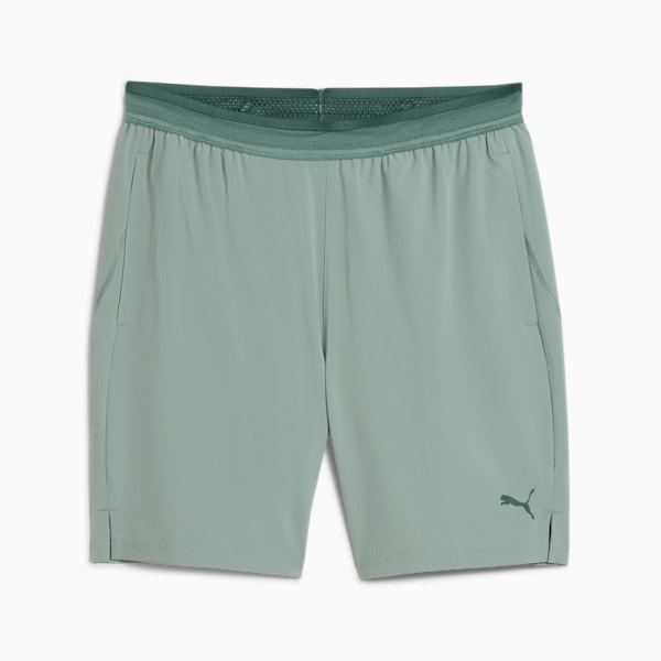 TRAINING TECH Men's 7" Stretch Woven Shorts, Green Moon, extralarge